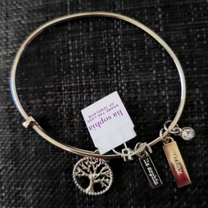 Lia Sophia silver family tree bracelet